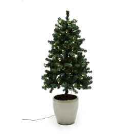 LED-joulukuusi ulkokäyttöön Nordic Winter, 120x82cm