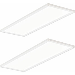 LED-kalustevalaisinsetti Limente LED-Flat 22 2x7.6 W valkoinen