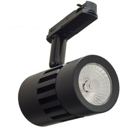 LED-kiskovalaisin FTLight, 8W, 700lm, 2700K, 1-vaihekiskoon, himmennettävä, musta