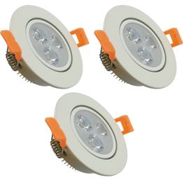 LED-kohdevalosarja Harju IP20 3-osainen valkoinen