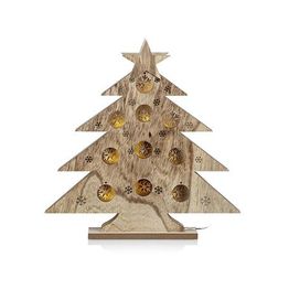 LED-koristepuu Markslöjd Hadar 40x5x40 cm 15 valoa puu luonnollinen ruskea