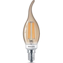 LED-kynttilälamppu Philips Vintage E14 BA35 5 W kulta