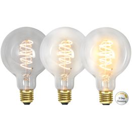 LED-lamppu Star Trading Decoration LED  3-step click 354-88 Ø 95x144mm E27 4W 2100K 68/135/270lm