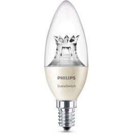 LED-lamppu Philips SceneSwitch 5,5W (40W) B38 E14