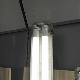LED-loisteputkivalaisin LED Energie 2x18 W IP65 2xLED-putkella 1266x112x63 mm