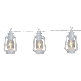 LED-lyhtyketju Star Trading Lanterna IP44 280 cm valkoinen