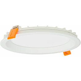 LED-paneeli Ensto Velox Deco ALDD180PU, IP44, 11W/830/840, Ø180mm, valkoinen