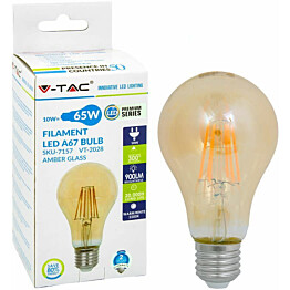 LED-polttimo V-TAC 10W E27 2700 K, 900 lm, A67, meripihka