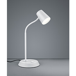 LED-pöytävalaisin Trio Narcos 380x150 mm valkoinen