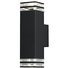 LED-Seinävalaisin Konstsmide Antares 408-750, 2xGU10, musta