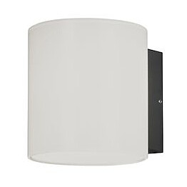 LED-Seinävalaisin Konstsmide Foggia 7859-372, 10W, tummanharmaa/opali