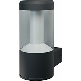 LED-seinävalaisin Ledvance Endura Style Lantern Modern 12W, tummanharmaa