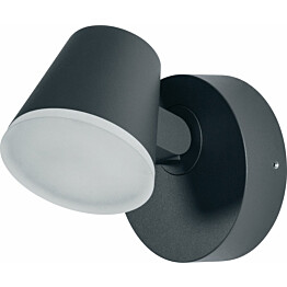 LED-seinävalaisin Ledvance Endura Style Midi Spot I 13W, tummanharmaa