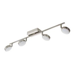 LED-spottivalaisin Eglo Crosslink Corropoli-C 4x5W 770x80 mm IP20 harjattu teräs/valkoinen