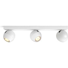 LED-spottivalaisin Philips Hue Buckram 3x5.5W valkoinen