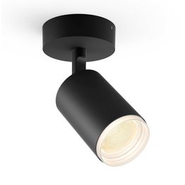 LED-spottivalaisin Philips Hue Fugato bluetooth 5.7W IP20 GU10 Ø82x163 mm musta