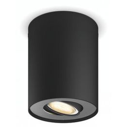 LED-spottivalaisin Philips Pillar Hue 1x5.5W musta sis. himmentimen