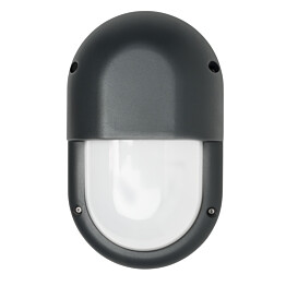 LED-ulkoseinävalaisin Airam Cestus Vertical Eye 20W/840 270x165x110 mm IP65 antrasiitti/opaali