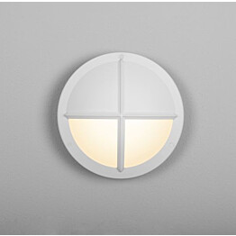 LED-ulkoseinävalaisin Hide-a-lite Moon Public Cross II IK10 valkoinen