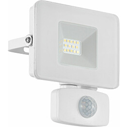 LED-ulkoseinävalaisin/-valonheitin Eglo Faedo 135x110 mm liiketunnistimella valkoinen
