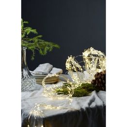 LED-valoketju Star Trading Dew Drop 200xLED 200 cm päivänvalo