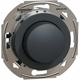 LED-valonsäädin Schneider Electric Renova RC UPK 0-370W musta
