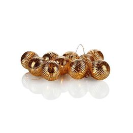 LED-valopallot Markslöjd Solo 165 cm 10 palloa kulta