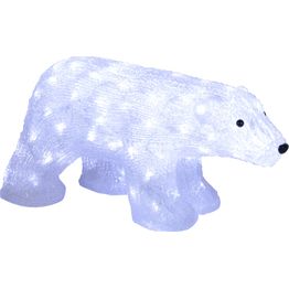 LED-koristejääkarhu Star Trading Crystalo, 49,5x25x24  cm, ulkokäyttöön
