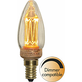 LED-kynttilälamppu Star Trading New Generation Classic 349-01-1, Ø35x103mm, E14, kirkas, 2.3W, 1800K, 70lm