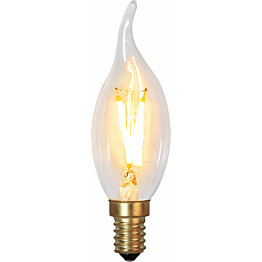 LED-kynttilälamppu Star Trading Soft Glow 353-08-1, Ø35x115mm, E14, kirkas, 0.5W, 2100K, 30lm