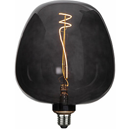 LED-lamppu Star Trading Decoled 355-12, Ø190x245mm, E27, musta, 2W, 2200K, 40lm
