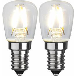 LED-lamppu Star Trading 352-41-2, Ø26x58mm, E14, kirkas, 1.3W, 2700K, 110lm, 2 kpl