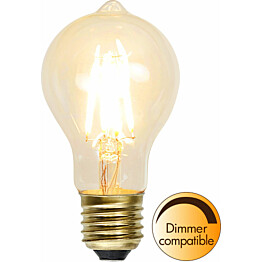 LED-lamppu Star Trading Soft Glow 352-73-1, Ø60x110mm, E27, kirkas, 1.6W, 2100K, 140lm