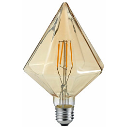 LED-lamppu Trio 901 E27, deco, filament, 4W, 320lm, 2700K, ruskea
