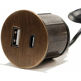 USB-pistorasia Limente PICK-1, pyöreä