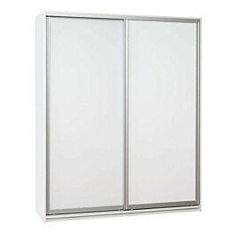 Liukuovikaappi Ida 180x60x220 cm valkoinen ovet 2 x valkoinen