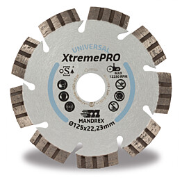 Timanttilaikka Mandrex XtremePro Universal eri kokoja