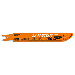 Puukkosahanterä Mandrex 3X Fastcut Co8 150 mm metallille 2 kpl/pkt