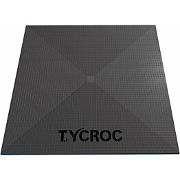 Märkätilalevy lattiaan ilman kaivoa Tycroc ST100 1000x1000x20 mm