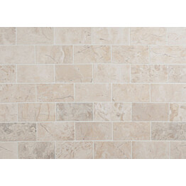 Marmorilaatta Qualitystone White Marble Tile 100x200 mm