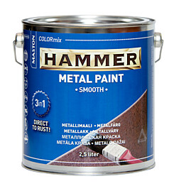 Metallimaali Maston Hammer Sileä 2,5l eri värivaihtoehtoja