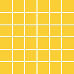 Mosaiikkilaatta Pukkila Pro Technic Color Yellow Matt himmeä sileä 47x47 mm