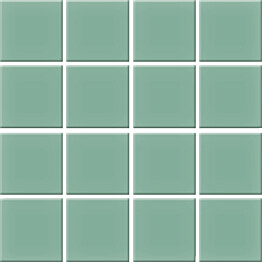 Mosaiikkilaatta Pukkila Color Sea Green, himmeä, sileä, 47x47mm