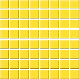 Mosaiikkilaatta Pukkila Color Yellow, himmeä, sileä, 22x22mm