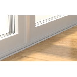 Päätylista 25x2700 mm hopea laminaatille