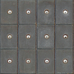 Paneelitapetti Mindthegap Industrial Metal Cabinets 1,56x3 m