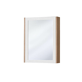 Peilikaappi Interia Piano, 50x69x14 cm, tammi/valkoinen