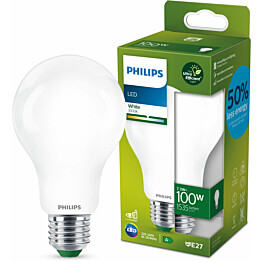 LED-lamppu Philips Ultra Efficient 100W E27 3000K huurre