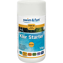Pikakloori Swim &amp; Fun Klor Starter 1 kg, jauhe