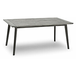 Pöytä Hillerstorp Valetta, 90x164cm, harmaa